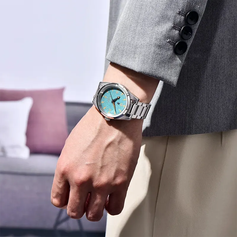 Pagani Design Railmaster Automatic Tiffany Dial Men's Watch | PD-1793