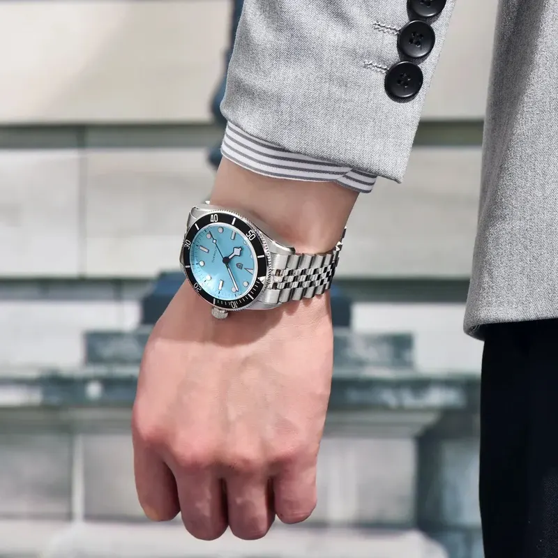 Pagani Design Black Bay Tiffany Dial Automaic Men's Watch | PD-1812
