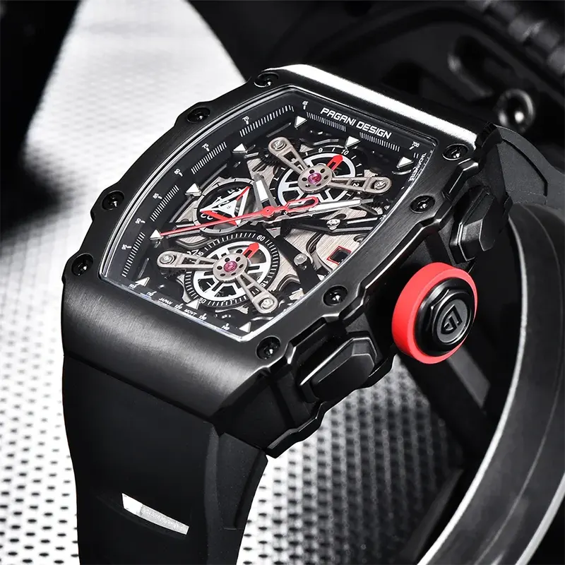 Pagani Design Chronograph Black Dial Men's Watch | PD-YS011