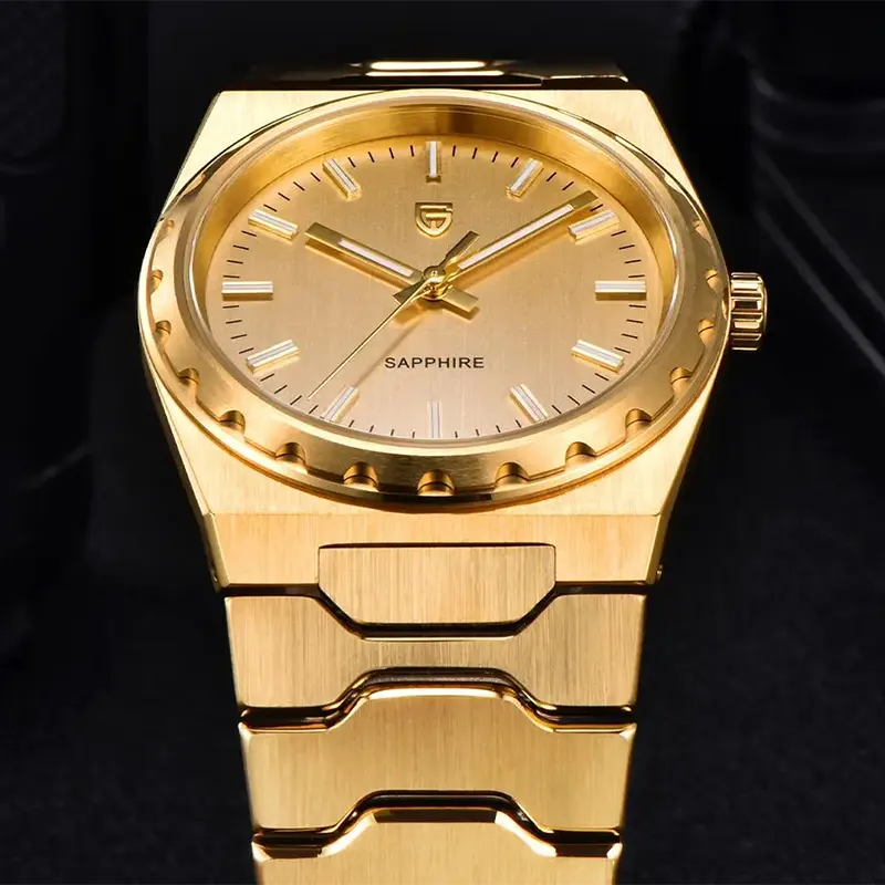 Pagani Design PD-YS020 Ultra Slim Gold Dial Men's Watch