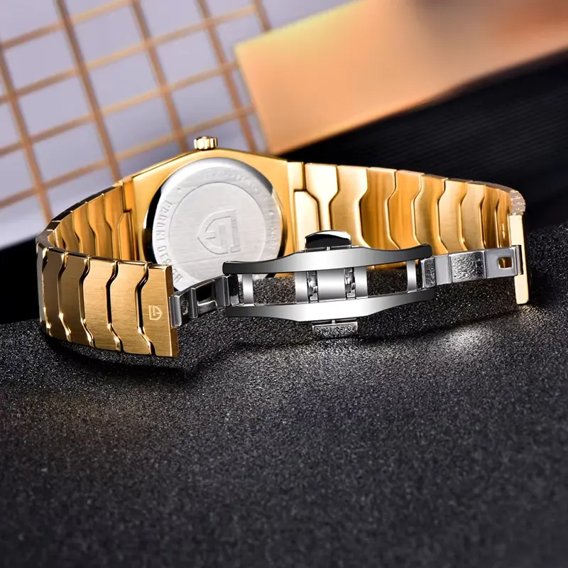 Pagani Design PD-YS020 Ultra Slim Gold Dial Men's Watch