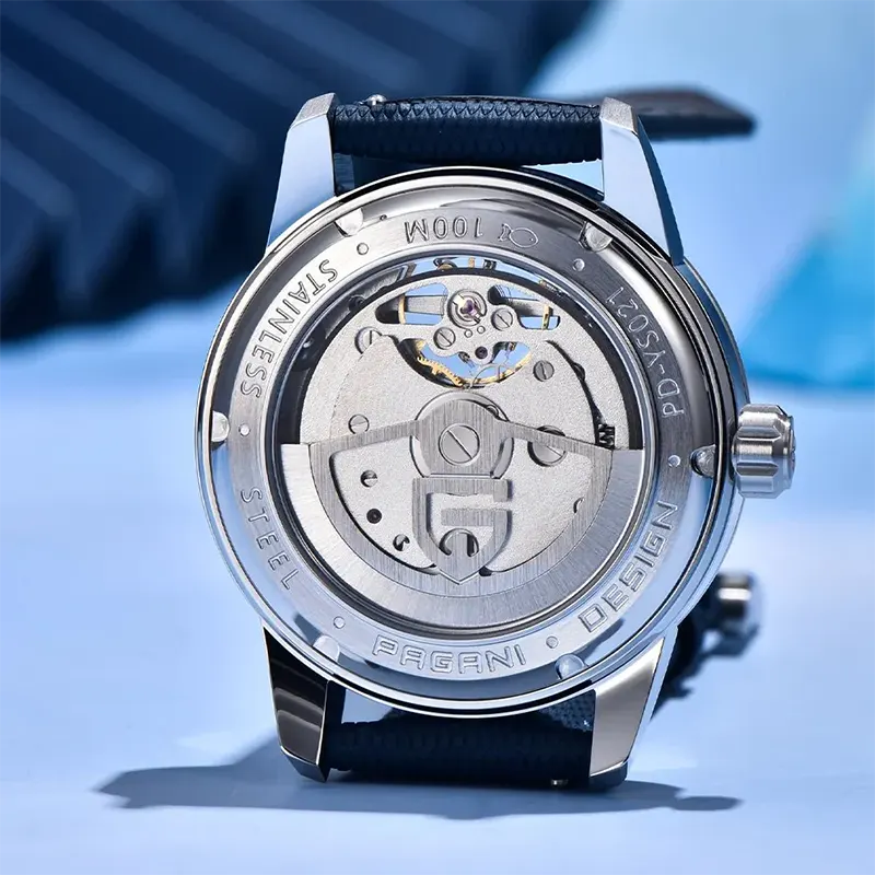 Pagani Design Tourbillon Moonphase Blue Dial Automatic Men's Watch | PD-YS021