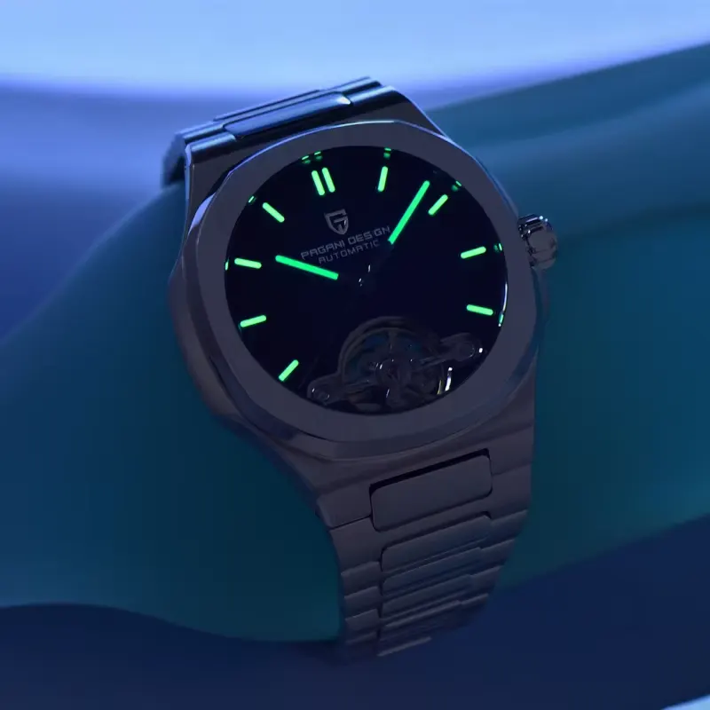 Pagani Design Open Heart Blue Dial Automatic Men's Watch | PD-YS025