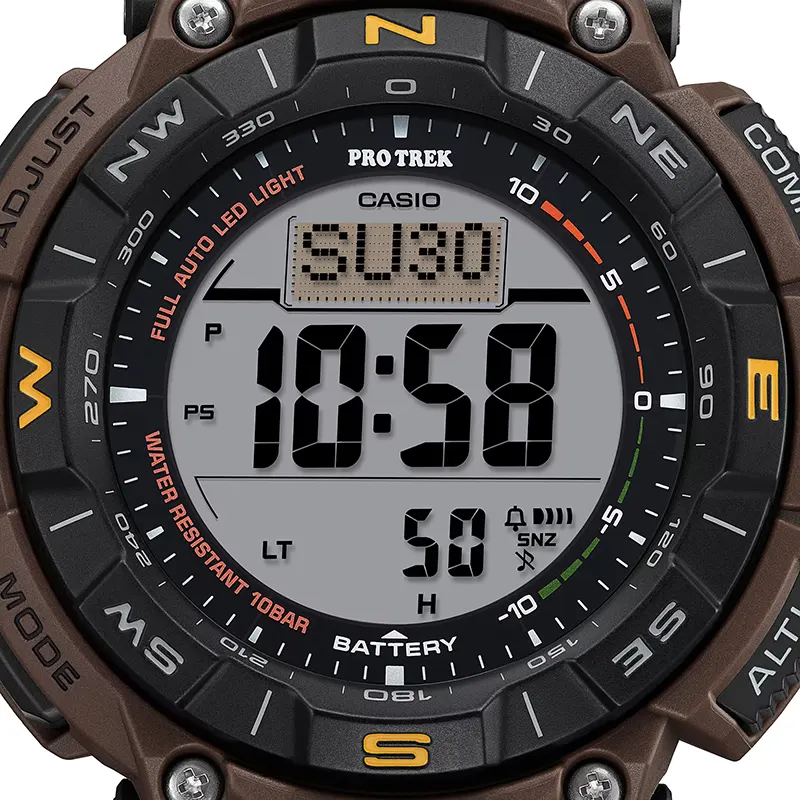 Casio Pro Trek Solar Powered Triple Sensor Men's Watch | PRG-340L-5