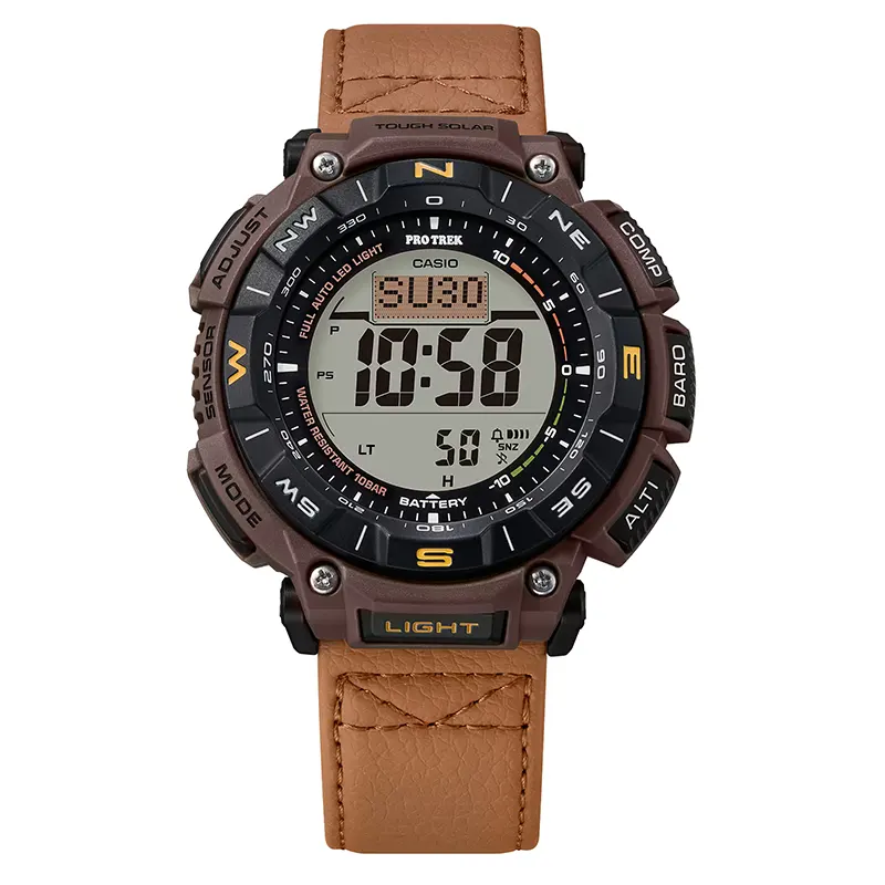 Casio Pro Trek Solar Powered Triple Sensor Men's Watch | PRG-340L-5