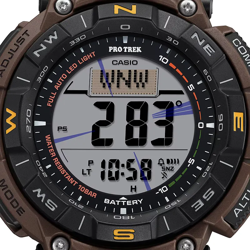 Casio Pro Trek Solar Powered Triple Sensor Men's Watch | PRG-340L-5