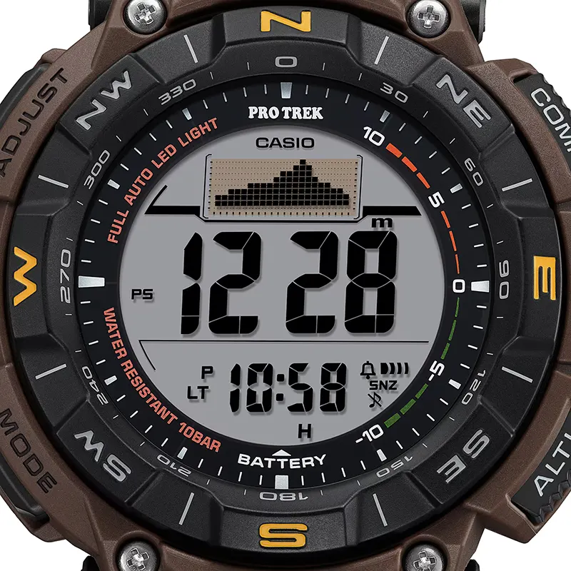 Casio Pro Trek Solar Powered Triple Sensor Men's Watch | PRG-340L-5