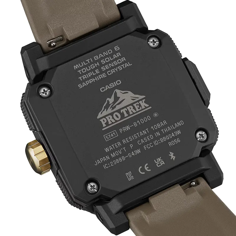 Casio Pro Trek Triple Sensor Solar Bluetooth Men's Watch | PRW-B1000-5