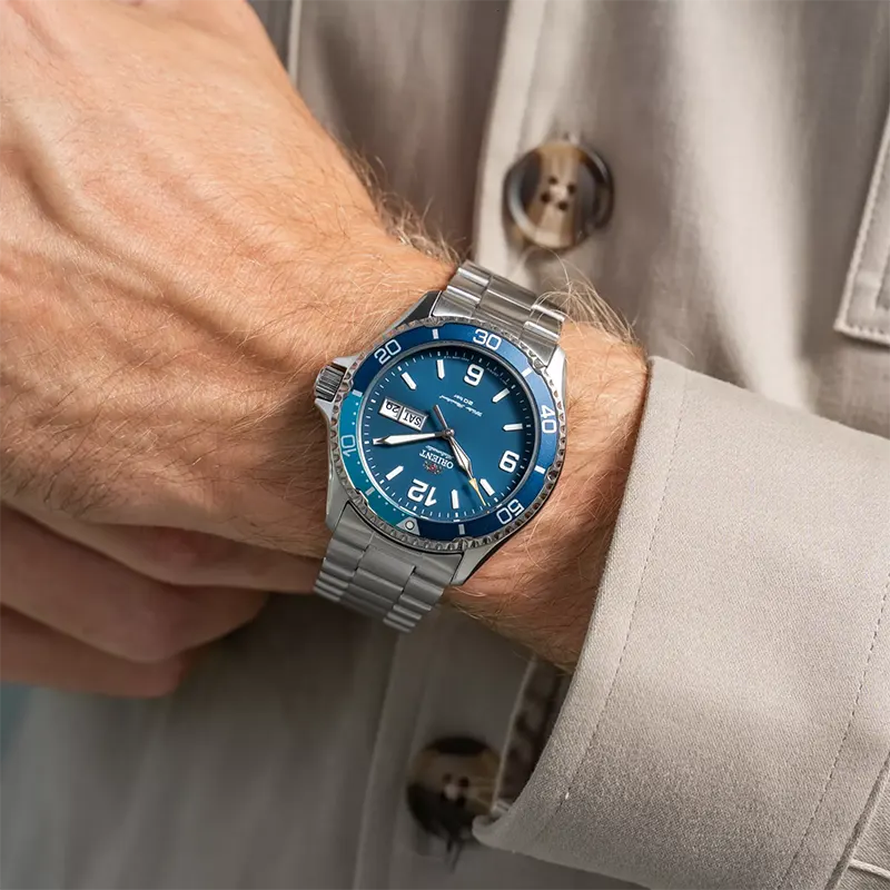 Orient Mako III Automatic Blue Dial Men’s Watch | RA-AA0818L19B