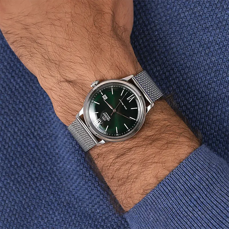 Orient Bambino Version 6 Automatic Green Dial Men's Watch | RA-AC0018E