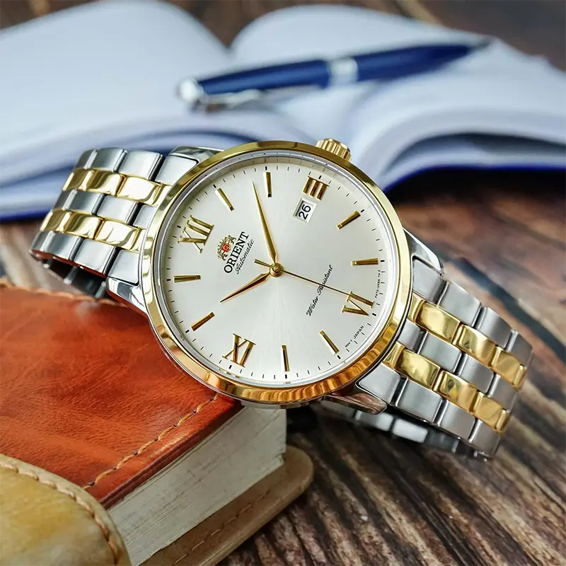 Orient Contemporary Symphony IV Champagne Dial Men's Watch | RA-AC0F08G