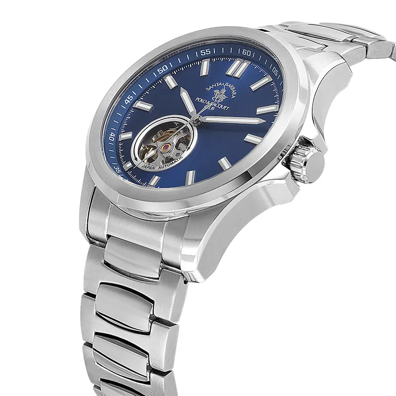 Santa Barbara Polo & Racquet Club Automatic Blue Dial Men's Watch | SB.1.10629-3