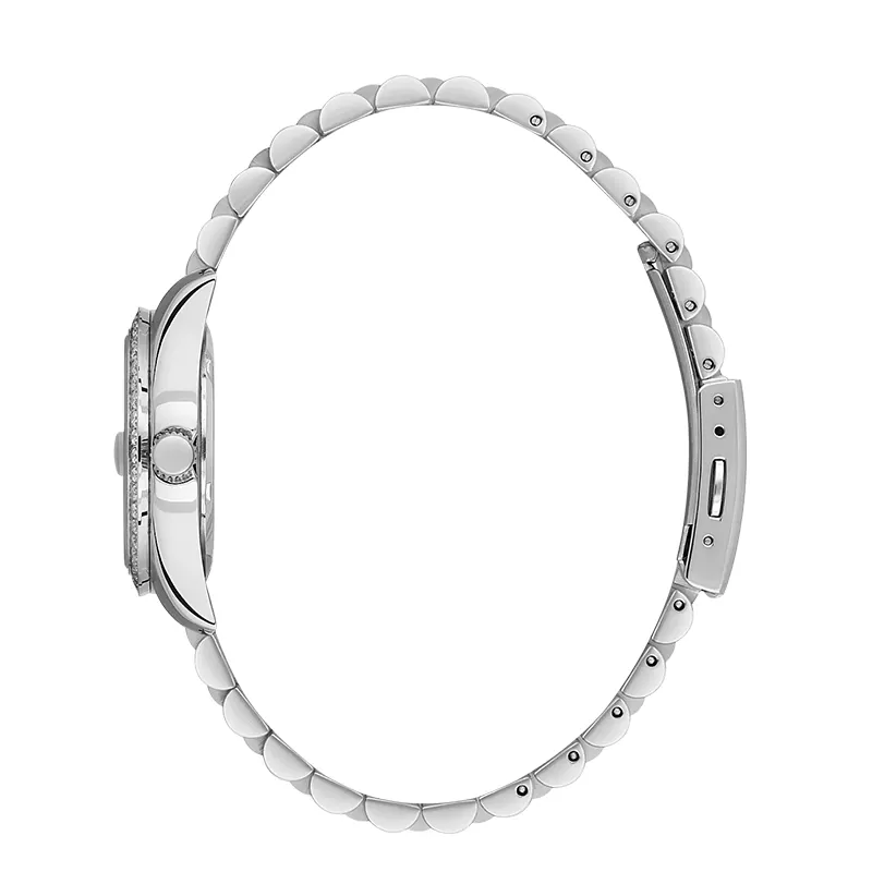 Santa Barbara Polo & Racquet Club Silver Dial Ladies Watch | SB.4.10017-1