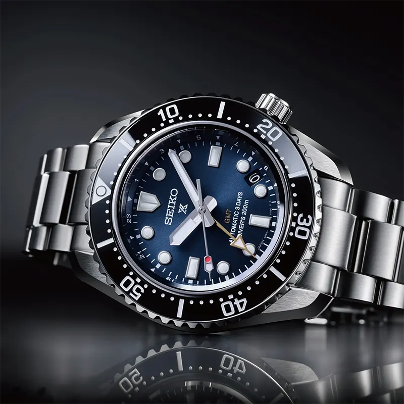 Seiko Prospex Diver's 1968 Heritage GMT Blue Dial Men's Watch | SBEJ021