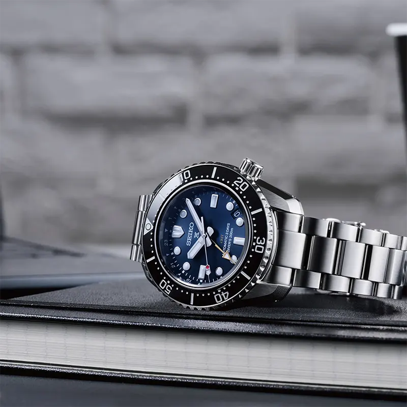 Seiko Prospex Diver's 1968 Heritage GMT Blue Dial Men's Watch | SBEJ021