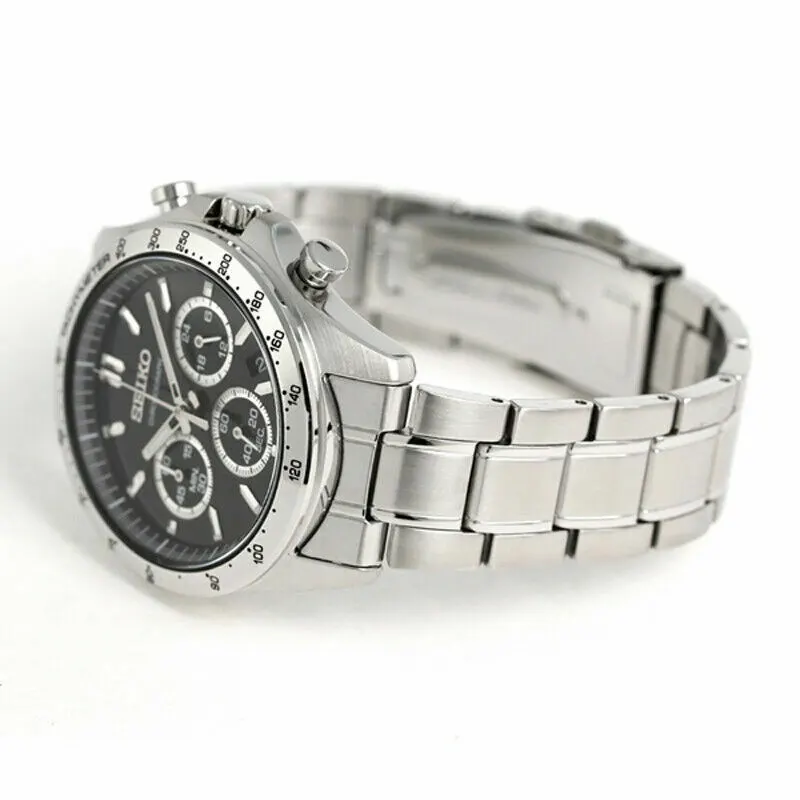 Seiko Spirit SBTR013 Chronograph Black Dial Men’s Watch