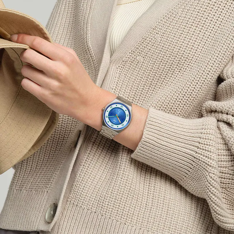 Swatch Power Of Nature Splash Dance Blue Dial Men's Watch | SS07S143G