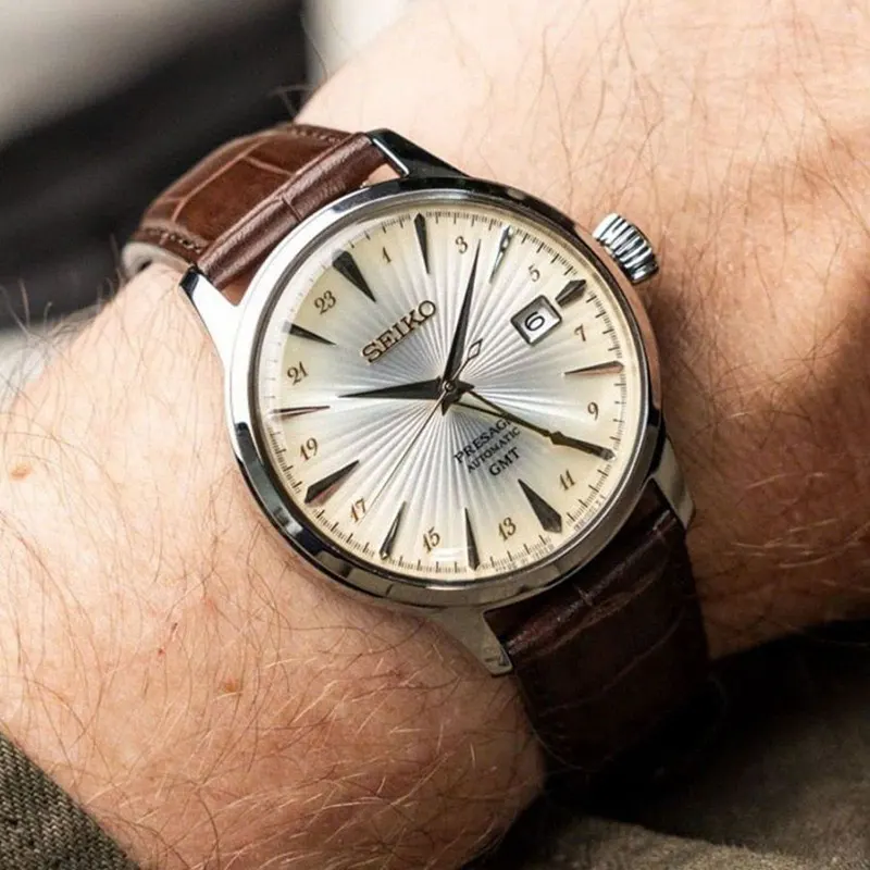 Seiko Presage Cocktail Time 'Acacia' GMT Automatic Men's Watch | SSK041J1