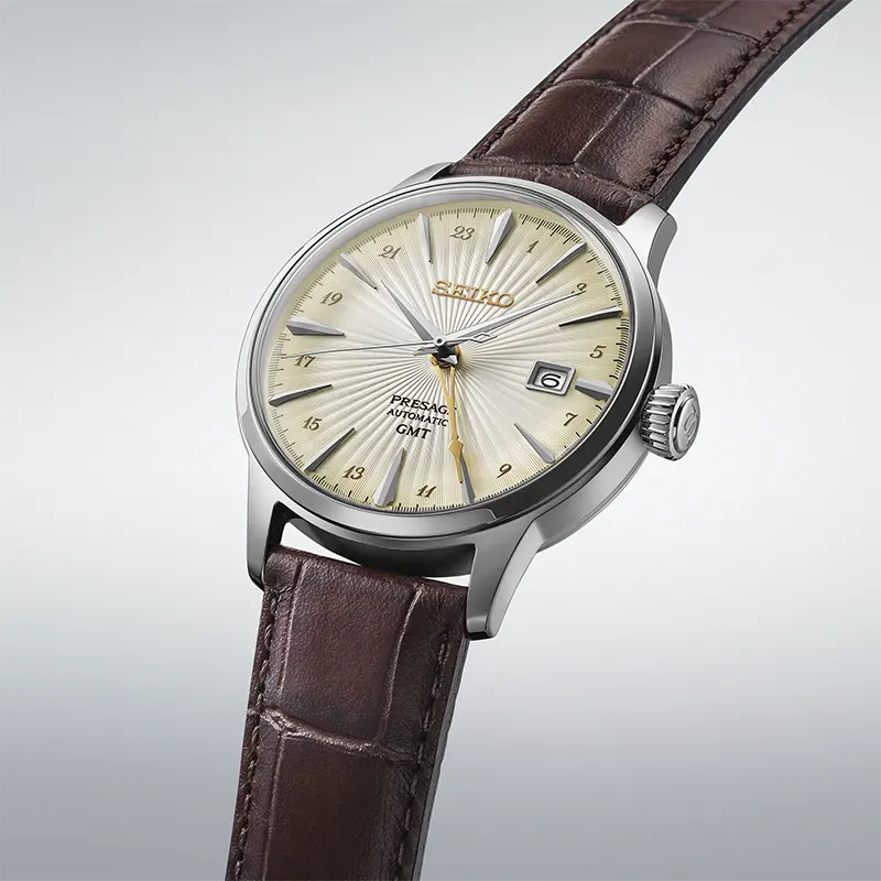 Seiko Presage Cocktail Time 'Acacia' GMT Automatic Men's Watch | SSK041J1