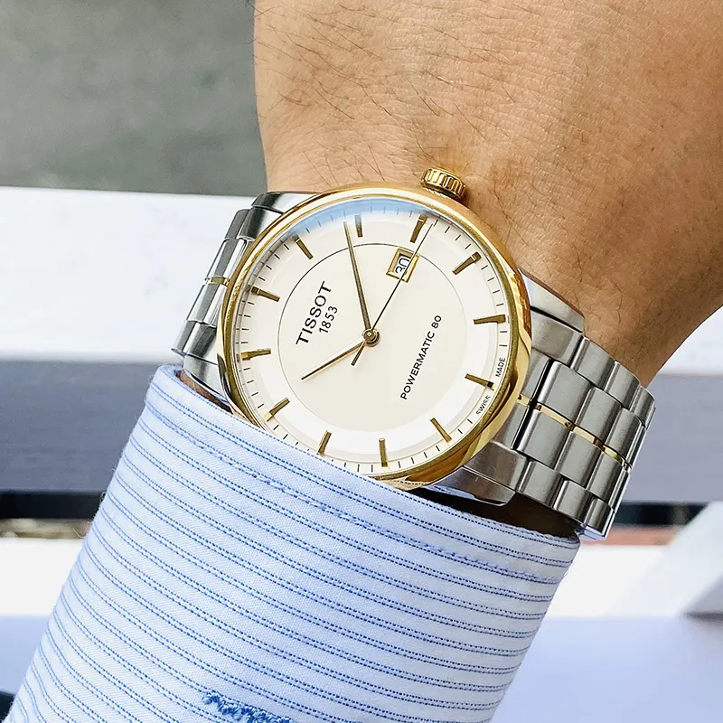 Tissot Luxury Powermatic 80 Ivory Dial Men's Watch | T086.407.22.261.00