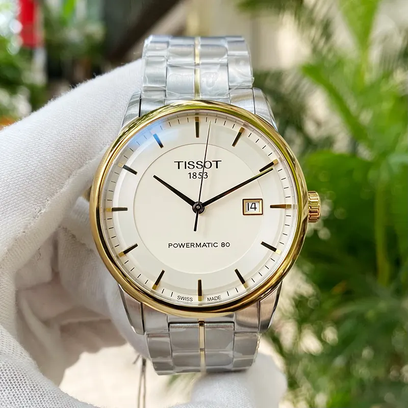Tissot Luxury Powermatic 80 Ivory Dial Men's Watch | T086.407.22.261.00