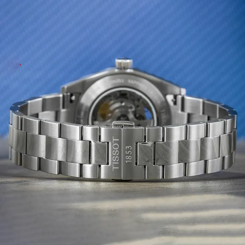 Tissot Gentleman Powermatic 80 Open Heart Blue Dial Men's Watch | T127.407.11.041.01