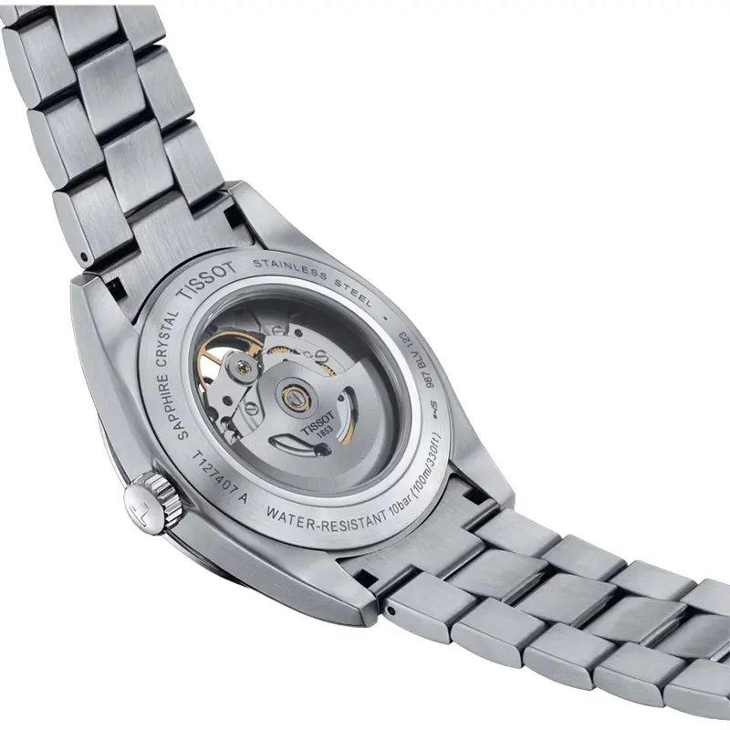 Tissot Gentleman Powermatic 80 Open Heart Blue Dial Men's Watch | T127.407.11.041.01