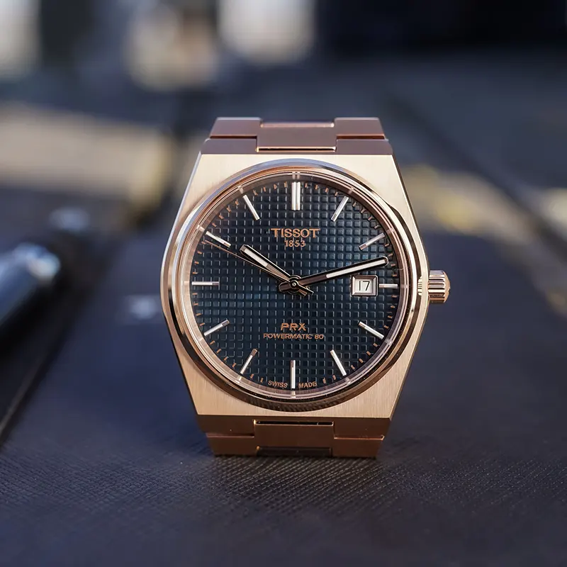 Tissot PRX Powermatic 80 Rose Gold Men's Watch | T137.407.33.041.00