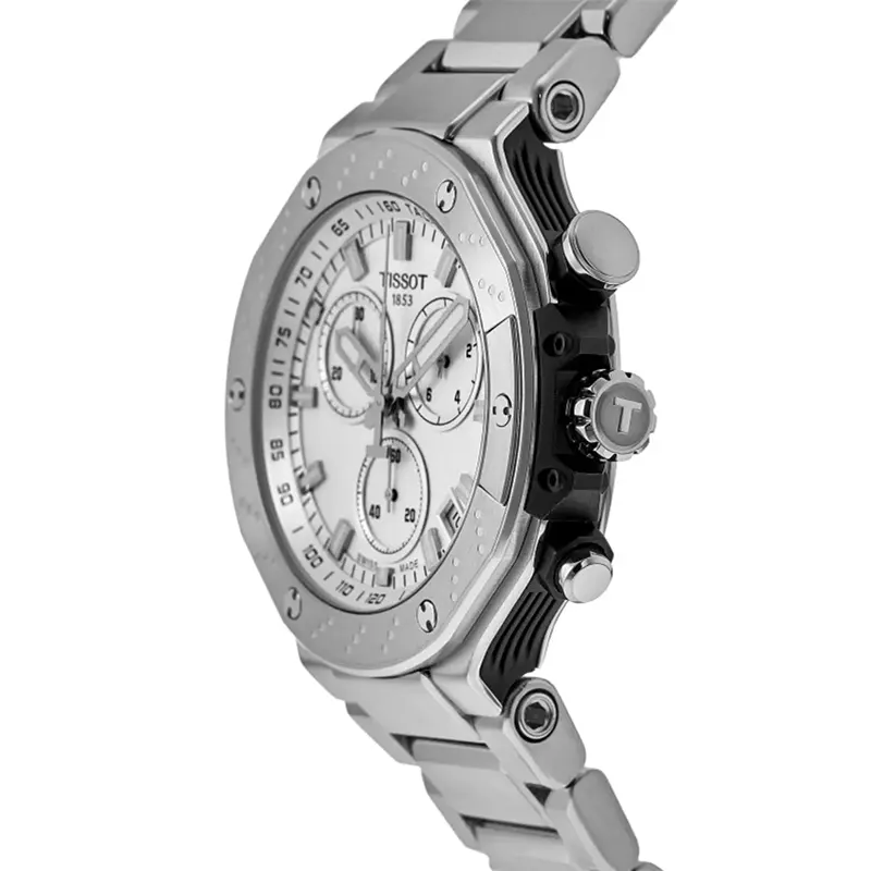 Tissot T-Race Chronograph Silver Dial Men's Watch | T141.417.11.031.00