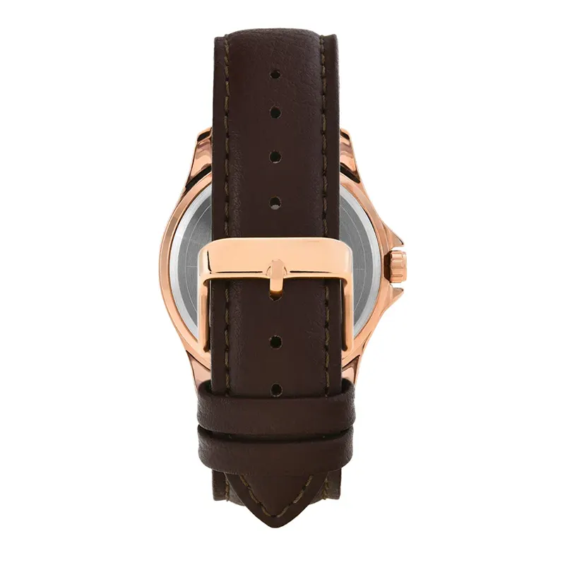 Timex Multifunction Silver Dial Leather Men's Watch | TW000X128