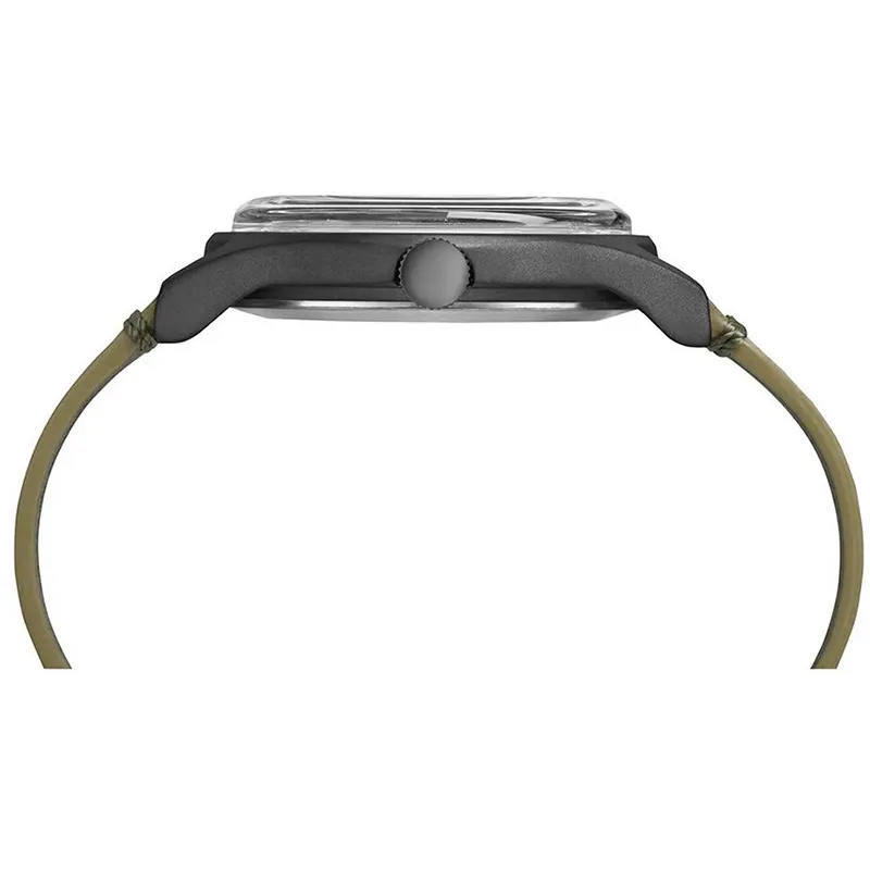 Timex MK1 Brown Leather Strap Black Dial Men's Watch | TW2R97000