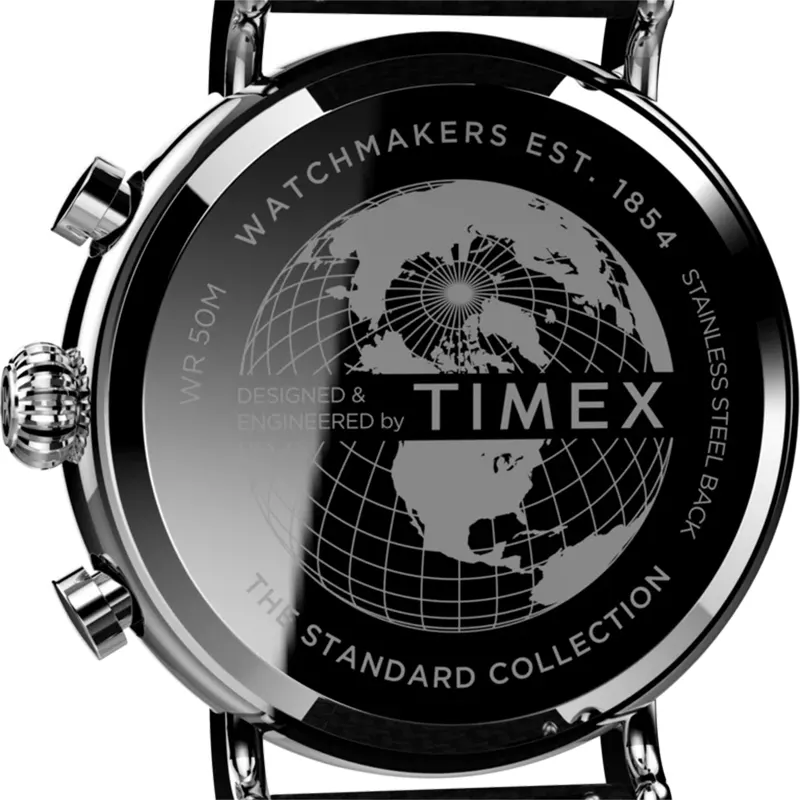 Timex Standard Chronograph Black Dial Men's Watch | TW2V43700