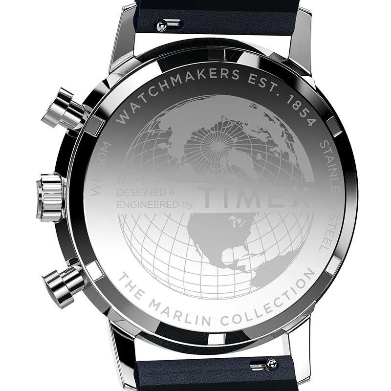 Timex Marlin® Chronograph Tachymeter Blue Dial Men's Watch |  TW2W99000UJ