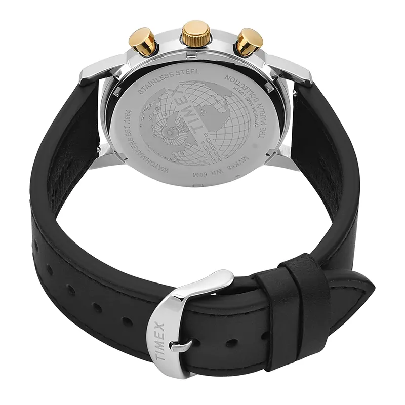 Timex Marlin® Chronograph Tachymeter Beige Dial Men's Watch | TWEG26705