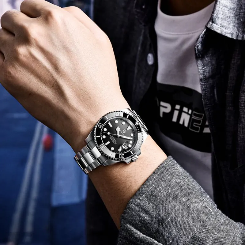 Pagani Design PD-1661 Submariner Automatic Black Dial Men's Watch