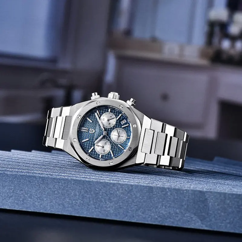 Pagani Design PD-1707 Chronograph Blue Dial  Men's Watch