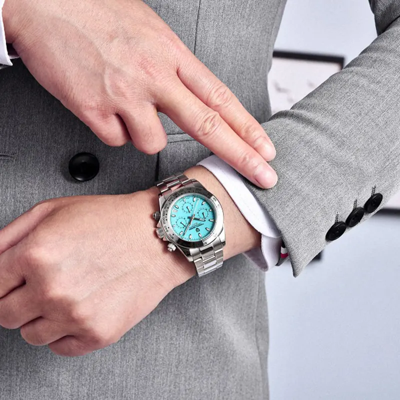 Pagani Design PD-1727 Daytona Chronograph Tiffany Dial Men's Watch