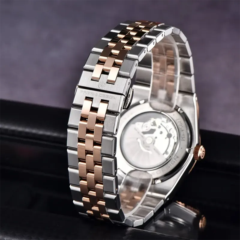 Pagani Design Land Dweller Two-Tone Silver Dial Men's Watch | PD-YS027