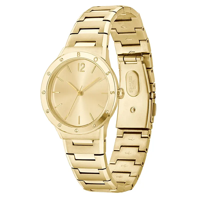 Hugo Boss Breath Gold Dial Gold-tone Ladies Watch | 1502715
