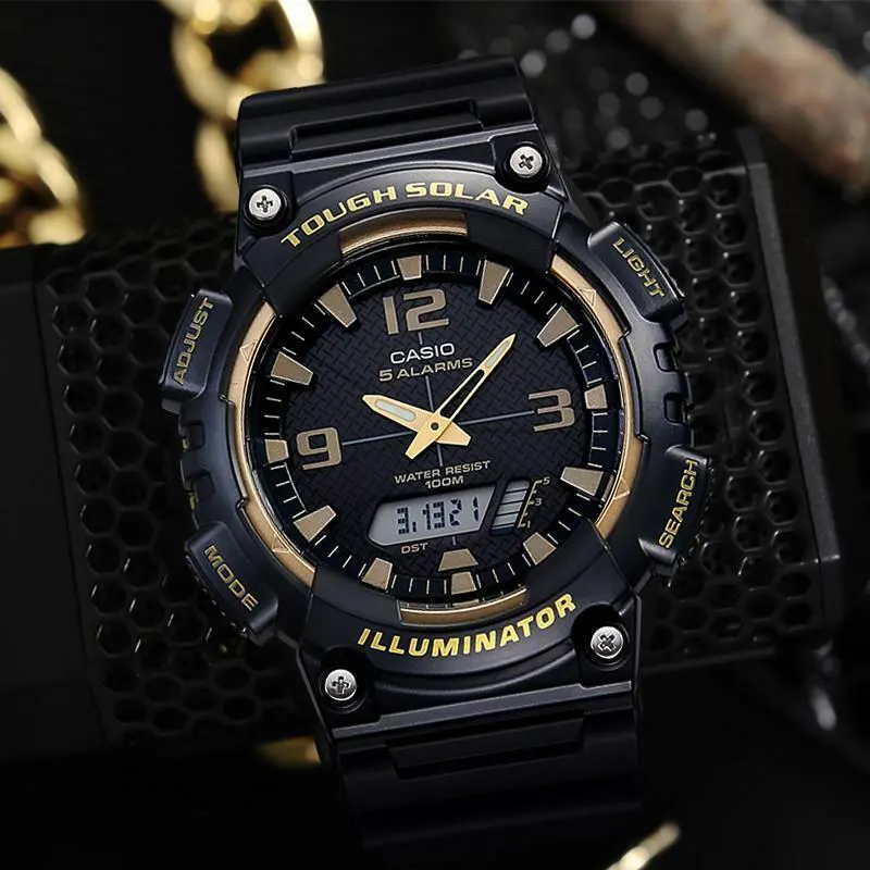 Casio AQ-S810W-1A3VDF Tough solar Dual Time Men's Watch