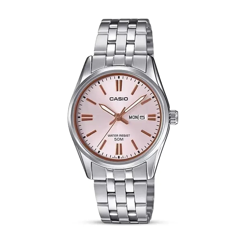 Casio Enticer Light Pink Dial Ladies Watch | LTP-1335D-4AV