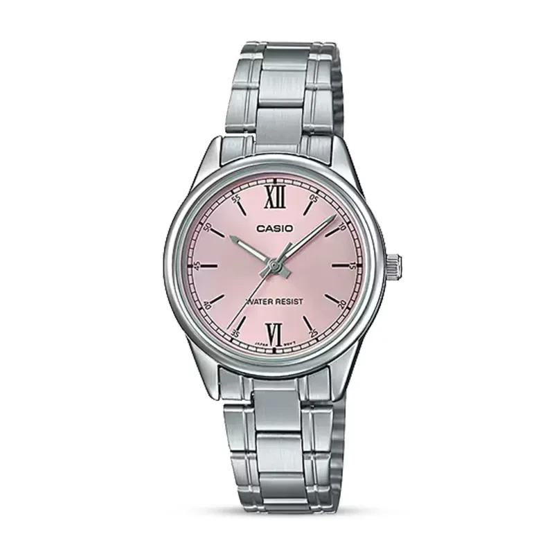 Casio Enticer Pink Dial Ladies Watch | LTP-V005D-4B2