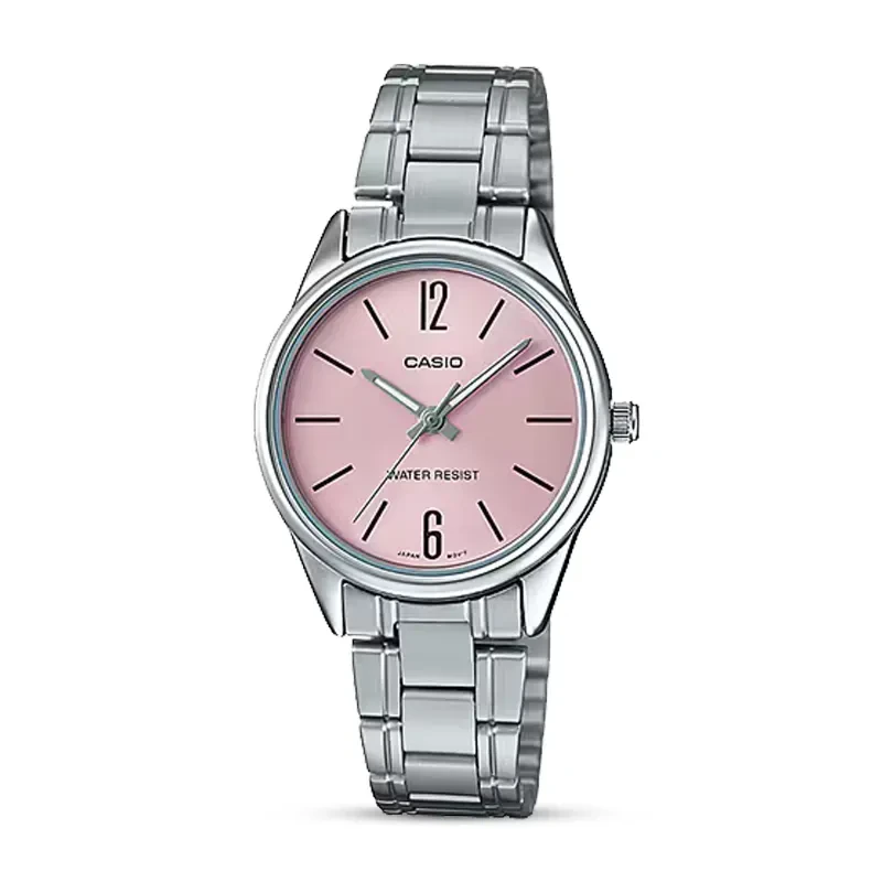 Casio Enticer Pink Dial Ladies Watch | LTP-V005D-4BUDF