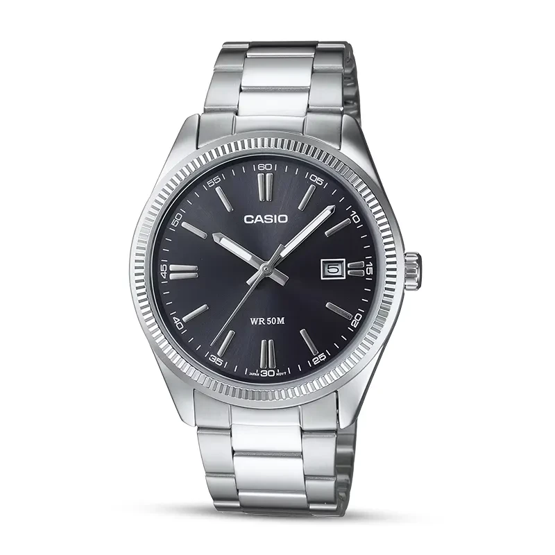 Casio Enticer MTP-1302D-1A1V Black Dial Men's Watch
