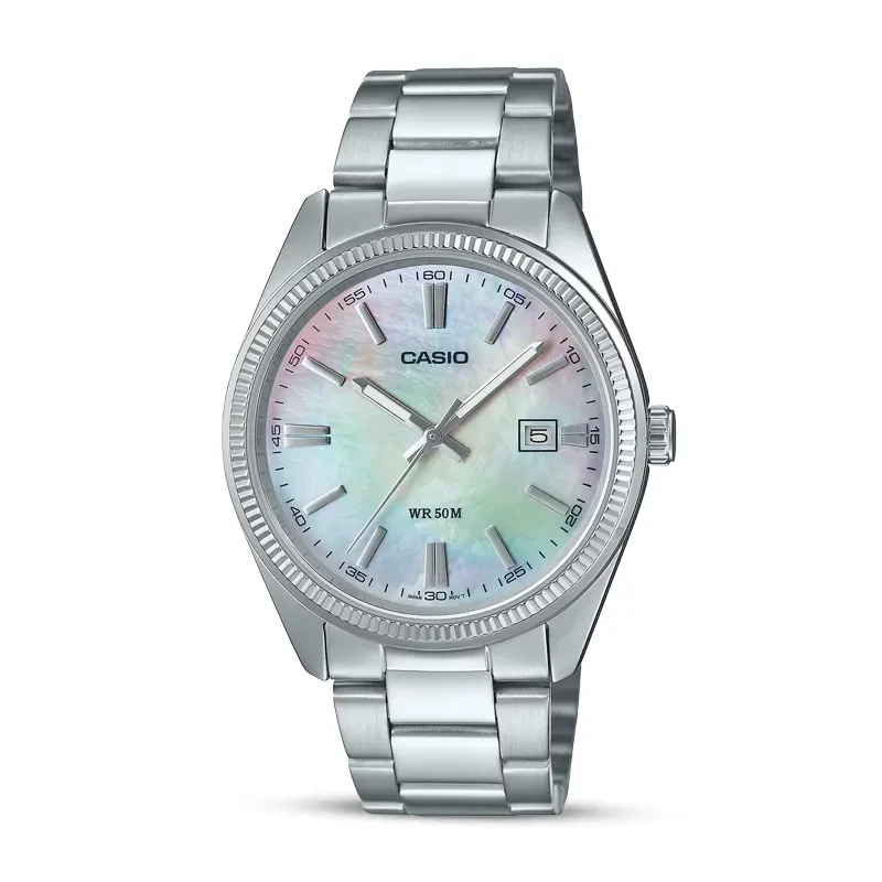 Casio Enticer Mother of Pearl Dial Men's Watch | MTP-1302DS-7AV
