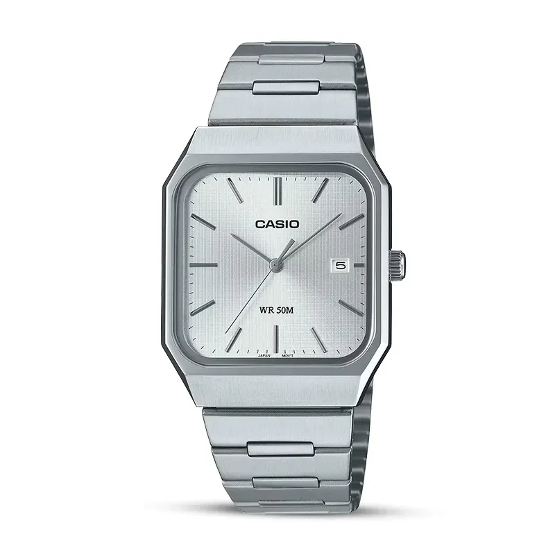 Casio Enticer Classic Silver Dial Men's Watch | MTP-B185D-7AV