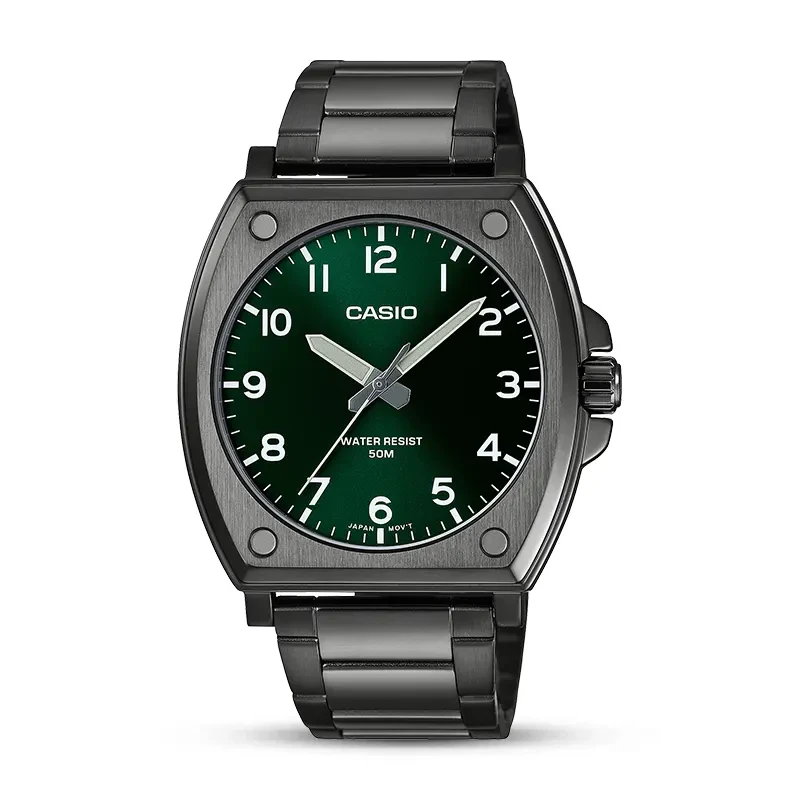 Casio Enticer Classic Green Dial Men's Watch | MTP-E730B-3AV