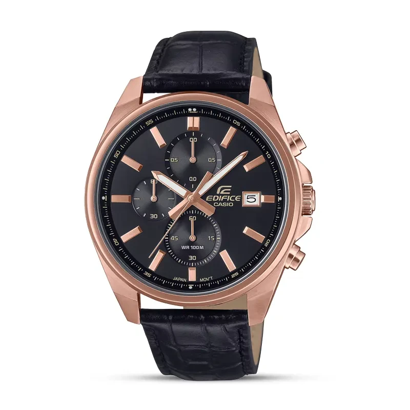Casio Edifice Chronograph Black Dial Men's Watch | EFV-610ECL-1AUDF