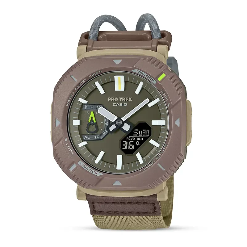 Casio Pro Trek Solar Bluetooth® Olive Green Dial Men's Watch | PRJ-B001B-5