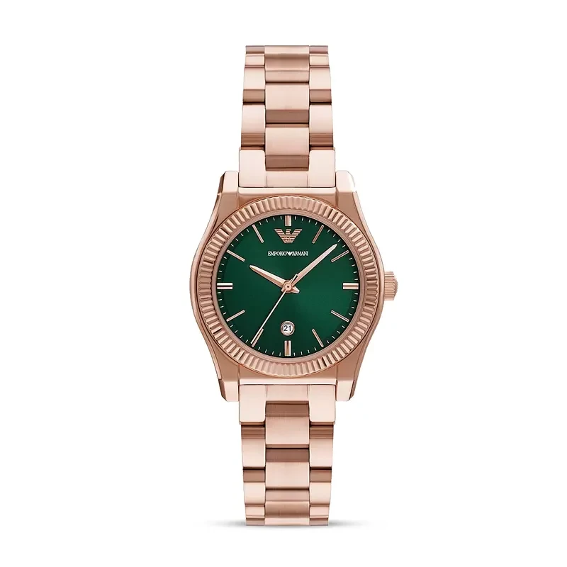 Emporio Armani Federica Green Dial Ladies Watch | AR11639